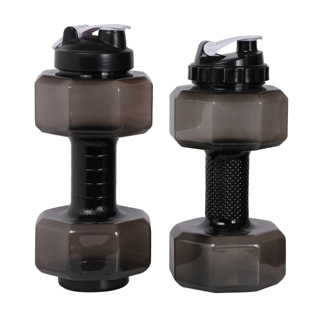 BJ-436 户外运动 75 盎司哑铃水瓶健身房大容量 PETG 运动健身锻炼水壶