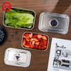 BJ-651 304不锈钢容器防漏保鲜盒