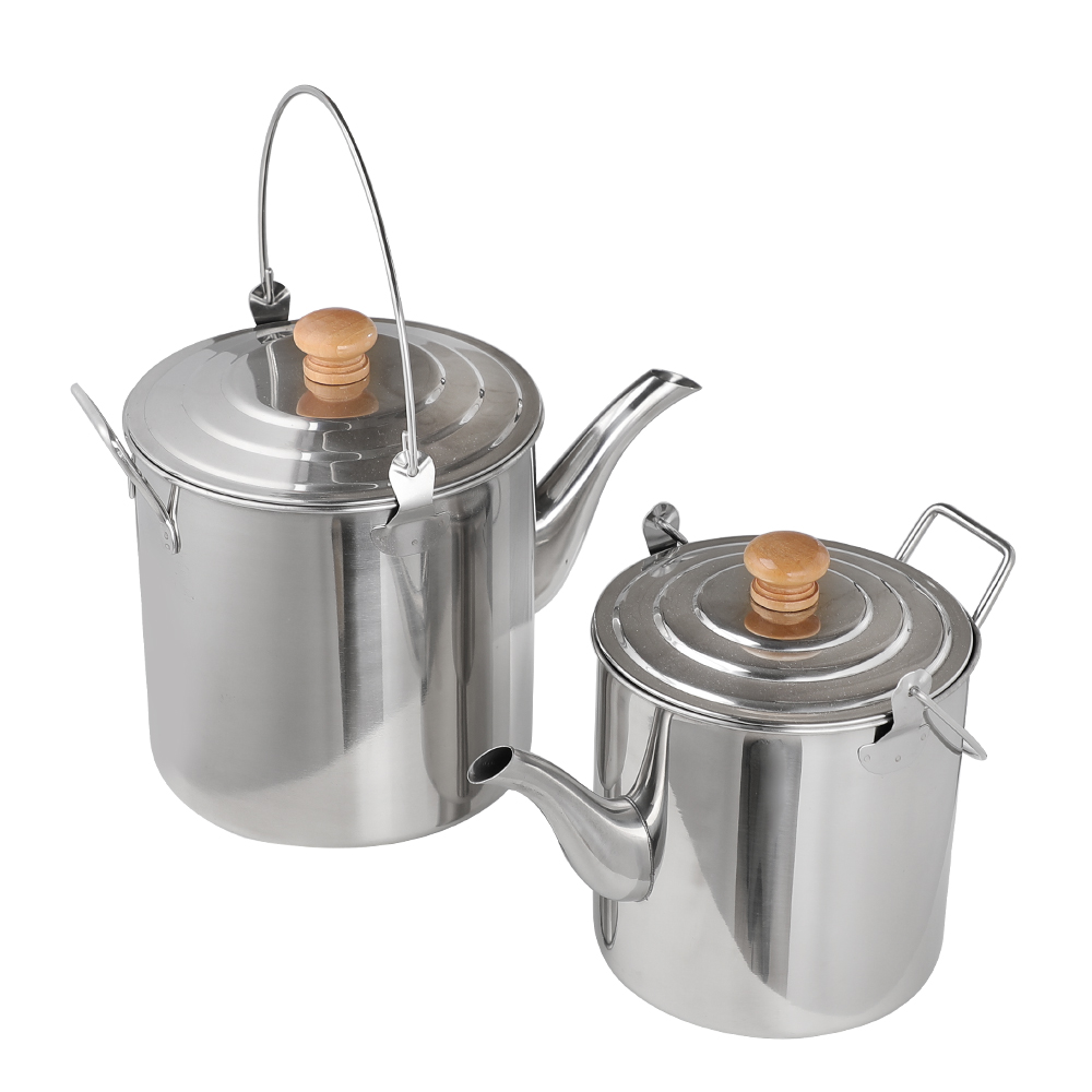 BJ-248 304不锈钢可悬挂篝火烹饪设备水壶