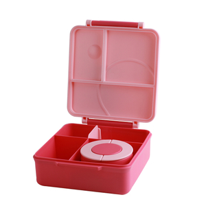 BJ-578 儿童不锈钢保温瓶及可拆卸分隔便当盒饭盒