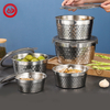 BJ-643 304 食品储藏容器带防漏盖不锈钢饭盒