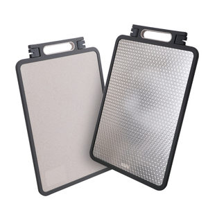 BJ-695 防刮双面菜板 网状设计不锈钢菜板 