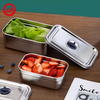 BJ-651 304不锈钢容器防漏保鲜盒