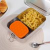 BJ-565 不锈钢便当盒 硅胶盖保温饭盒 