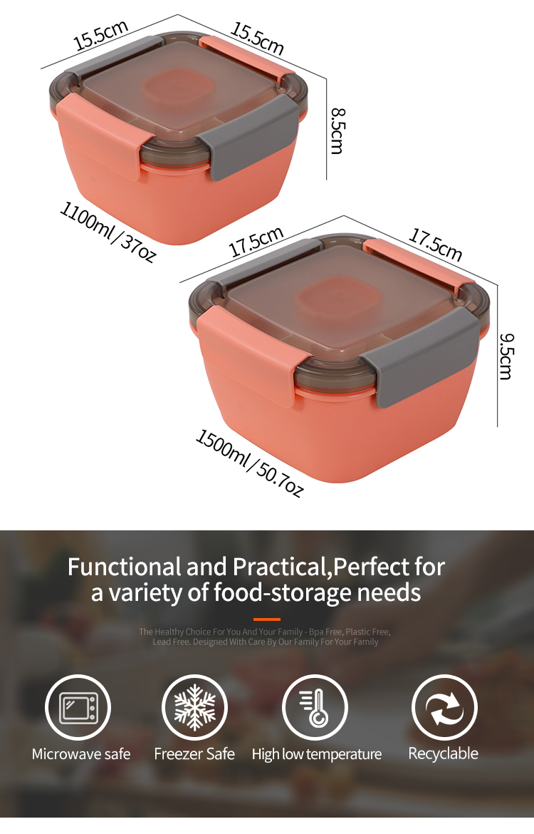 不同尺寸和特性的应用 便当盒