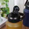 BJ-359 半加仑水瓶 48 小时冷不含 BPA 防漏不锈钢运动水瓶带手柄
